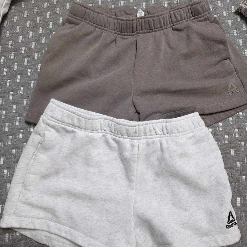 Reebok Taupe Fleece Shorts